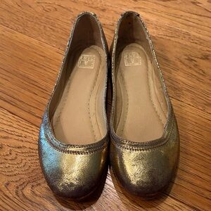 Gold and Silver Women's Flats